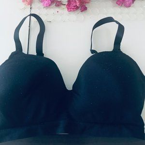 Secret Treasures Maternity Padded Wirefree Seamless Bra Size XL Black.
